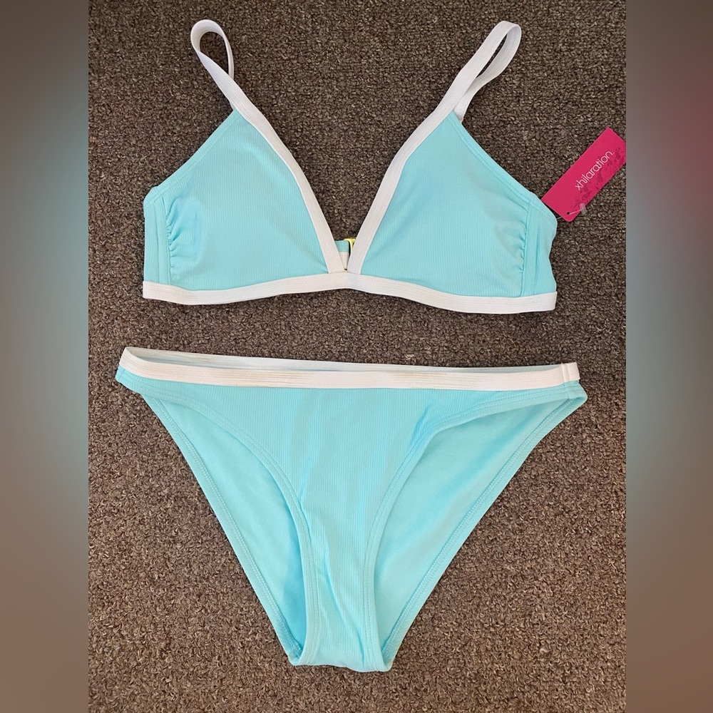Blue bikini